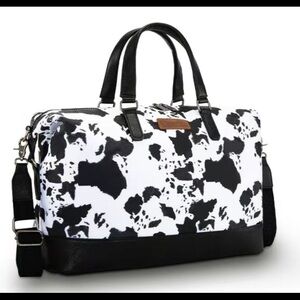 Wrangler Cow Print Duffle Bag